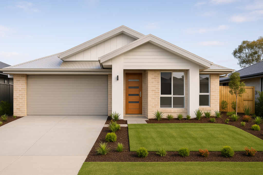 Completed fixed price turnkey home in Ripley with landscaped front yard
