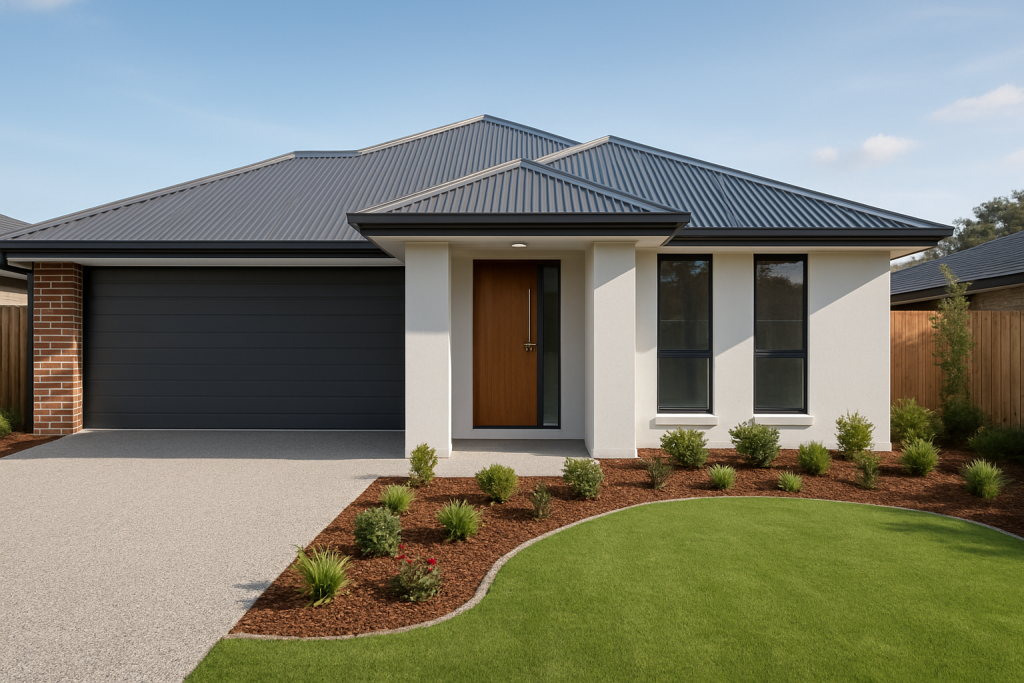 Fixed Price Builder turnkey new home package completed in Chambers Reserve, comparing house and land options in Flagstone …
